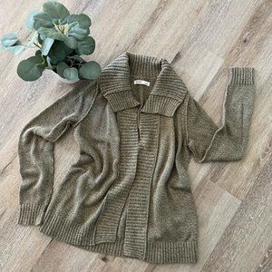 Old Navy Green Open Cardigan Size Medium